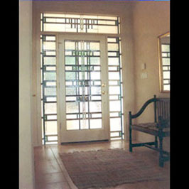 Decrative Art Glass Doors and Entryways